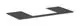 Hansgrohe-HG-Xelu-Q-Konsole-1180-550-mit-Ausschnitt-mittig-fuer-Aufsatzwaschtisch-geschliffen-600-480-Diamantgrau-Matt-54111910 gallery number 1